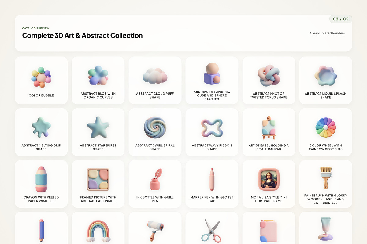 3D Art & Abstract Icons, an Emoji Icon by River Visual (Photo 2 of 5)