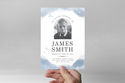 Watercolor Blue Sky Funeral Service, a Flyer Template by BrandPacks (Thumbnail 3 of 6)