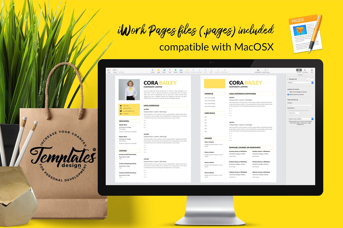 Lawyer CV Template / Resume - Cora, a Resume Template by Templates Design Co. (Photo 10 of 17)