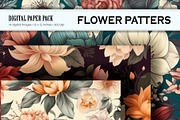 Floral Patterns 08.Digital Paper Set, a Pattern Graphic by KENO Mascots (Thumbnail 2 of 3)