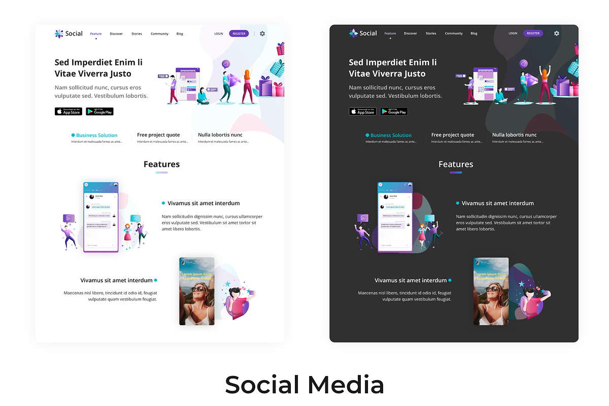 Nirwana HTML Landing Page Collection, a HTML Template by UInstrument (Photo 10 of 19)
