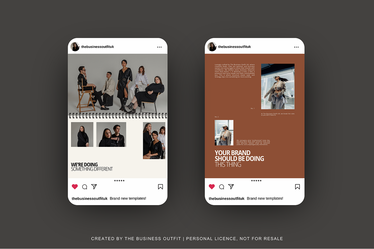 CANVA London Bold Social Media Posts, a Social Media Template by thebusinessoutfit (Photo 9 of 16)