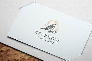 Sparrow Logo Template