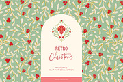 Retro Christmas Patterns & Clip Art, a Pattern Graphic by Eclectic Anthology (Thumbnail 8 of 17)