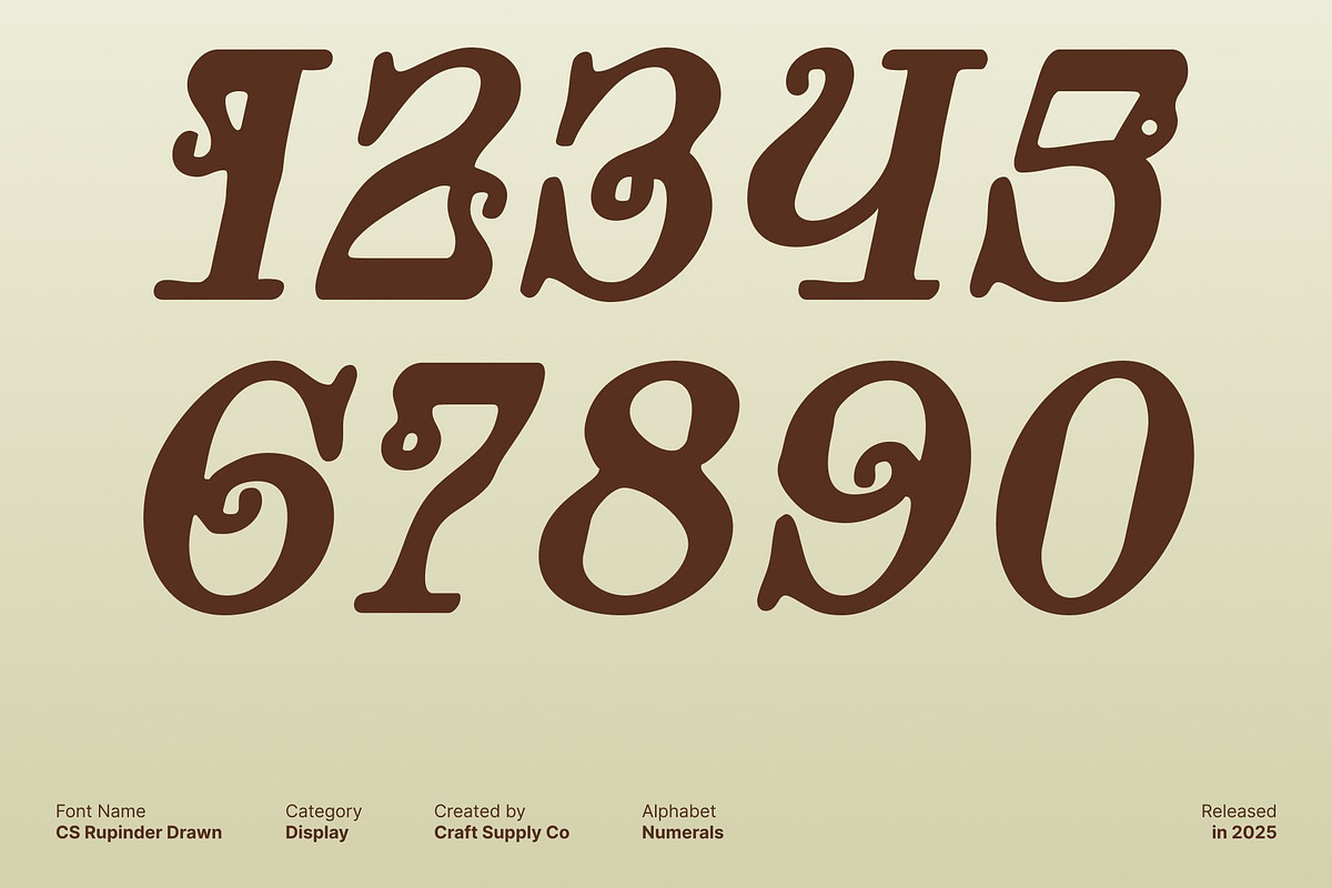 CS Rupinder Drawn, a Sans Serif Font by Craft Supply Co. (Photo 6 of 8)