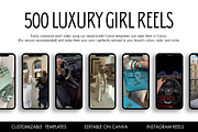 500 Luxury Woman Videos for Insta, a Templates & Theme by wekreatif (Thumbnail 1 of 4)