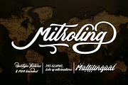 Mistroling, a Script Font by The Traveling Fox (Thumbnail 2 of 6)