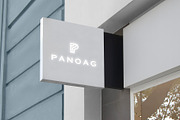 Logo Mockup Modern White Sign, a Product Mockup by Asylab (Thumbnail 3 of 5)