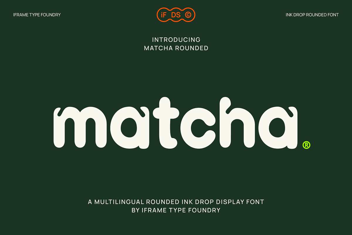 matcha rounded font, a Sans Serif Font by iframe fonts (Photo 1 of 10)