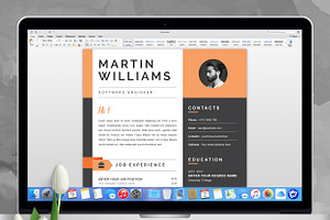 Creative Resume Modern CV Design