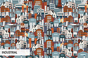Cityscapes Seamless Patterns, a Pattern Graphic by Part of the Art (Thumbnail 5 of 5)