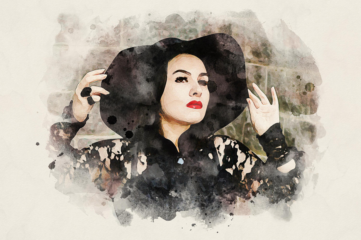 Realistic Watercolor Paint Effect, an Action Add-On by liptouse (Photo 9 of 11)