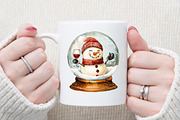 Snowman Christmas Wine Sublimation P, an Illustration by Sublimation Artist (Thumbnail 5 of 6)