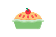 Apple Pie Illustration Icon, an Icon by Pexelpy (Thumbnail 1 of 2)
