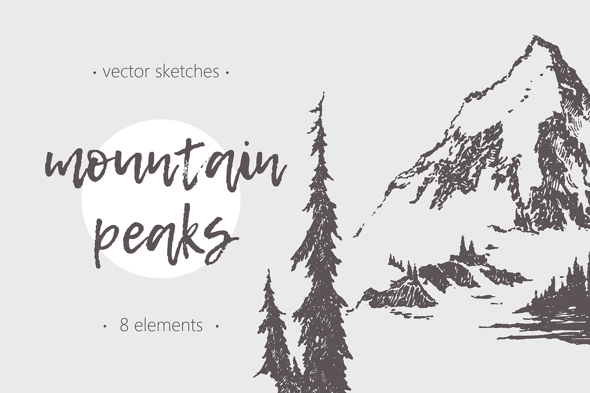 High detail mountain landscapes, an Illustration by TheMountBirdStudio (Photo 1 of 9)