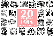Mom SVG Bundle, Mama SVG Bundle, an Illustration by ZoomkSVG (Thumbnail 1 of 42)