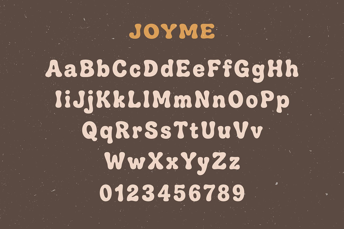 Joyme; Bold 70s Display Fonts, a Serif Font by Eko Bimantara (Photo 14 of 14)