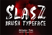SlasZ Brush, a Font by Astageni (Thumbnail 1 of 5)