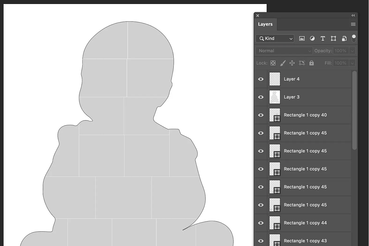 Baby Shape Photo Collage Template, a Templates & Theme by AIW SOLUTIONS (Photo 4 of 4)