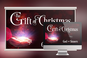 Christmas Sermon Slide Template, a Presentation Template by Godserv Designs