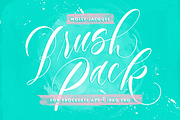 Procreate Lettering Brushes, a Brushes & More by Molly Jacques (Thumbnail 1 of 10)