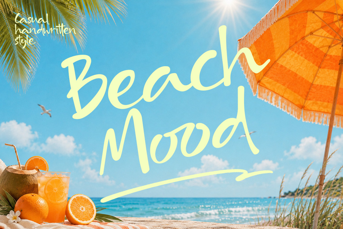 Surely Holiday - Casual Font, a Handwritten Font by decographstud (Photo 5 of 8)