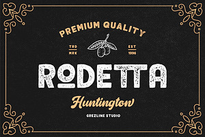 Rodetta - Handdrawn Font