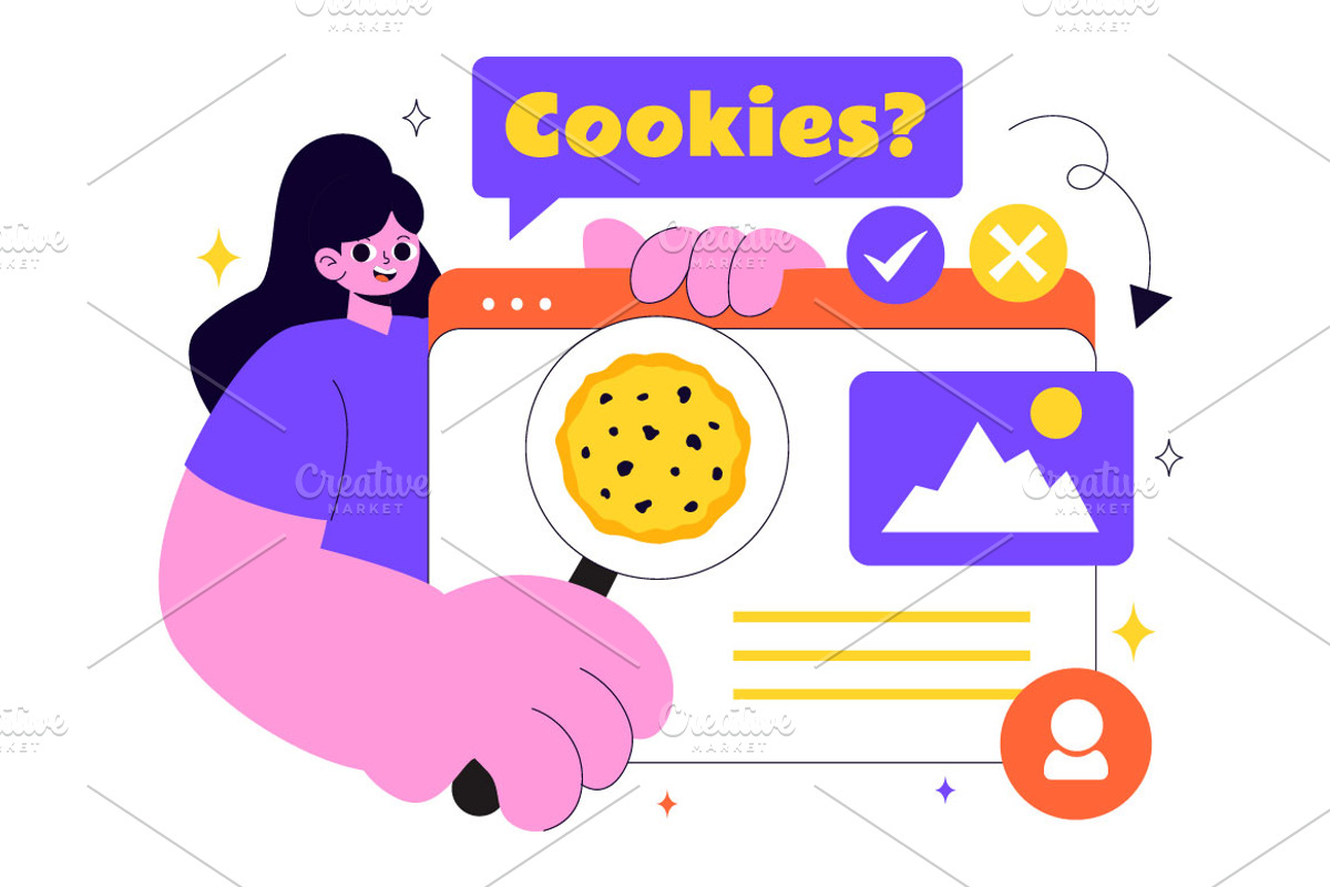 10 Internet Cookies Technology, a Technology Illustration by denayunebgt (Photo 4 of 4)
