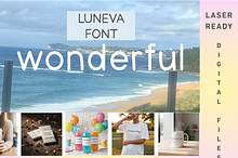 Luneva Sans | Rounded Sans Serif
