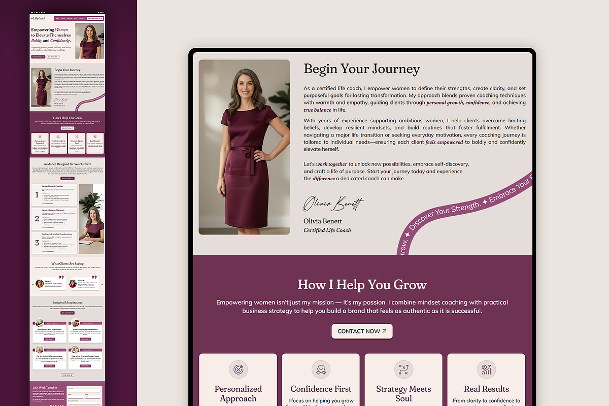 Life Coach & Therapy Website, a Wix Template by Kitteeh (Photo 20 of 20)