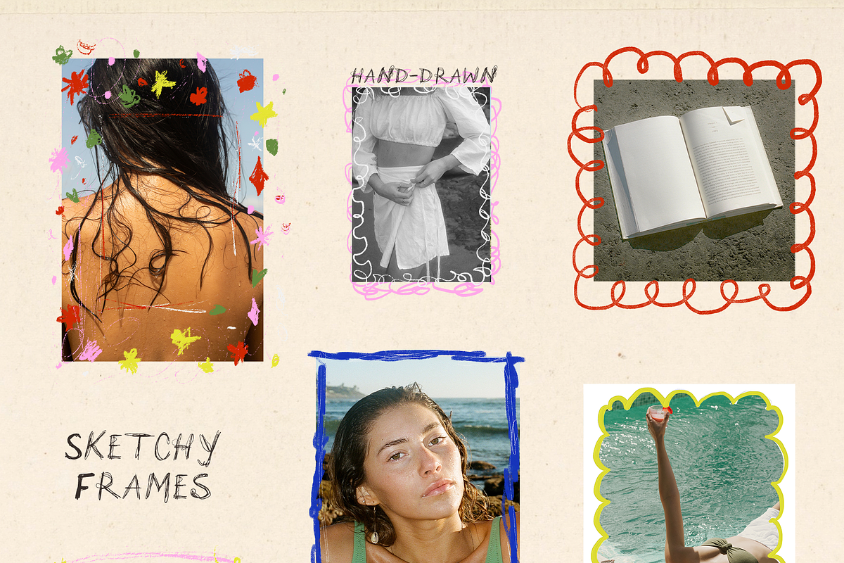 Sketchy Frames Collection, an Object Graphic by lerinartstudio (Photo 2 of 12)