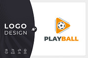 Soccer Video Logo Template, a Branding & Logo Template by LOGOMAGINE (Thumbnail 1 of 16)