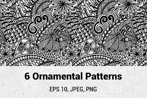 6 ornamental patterns