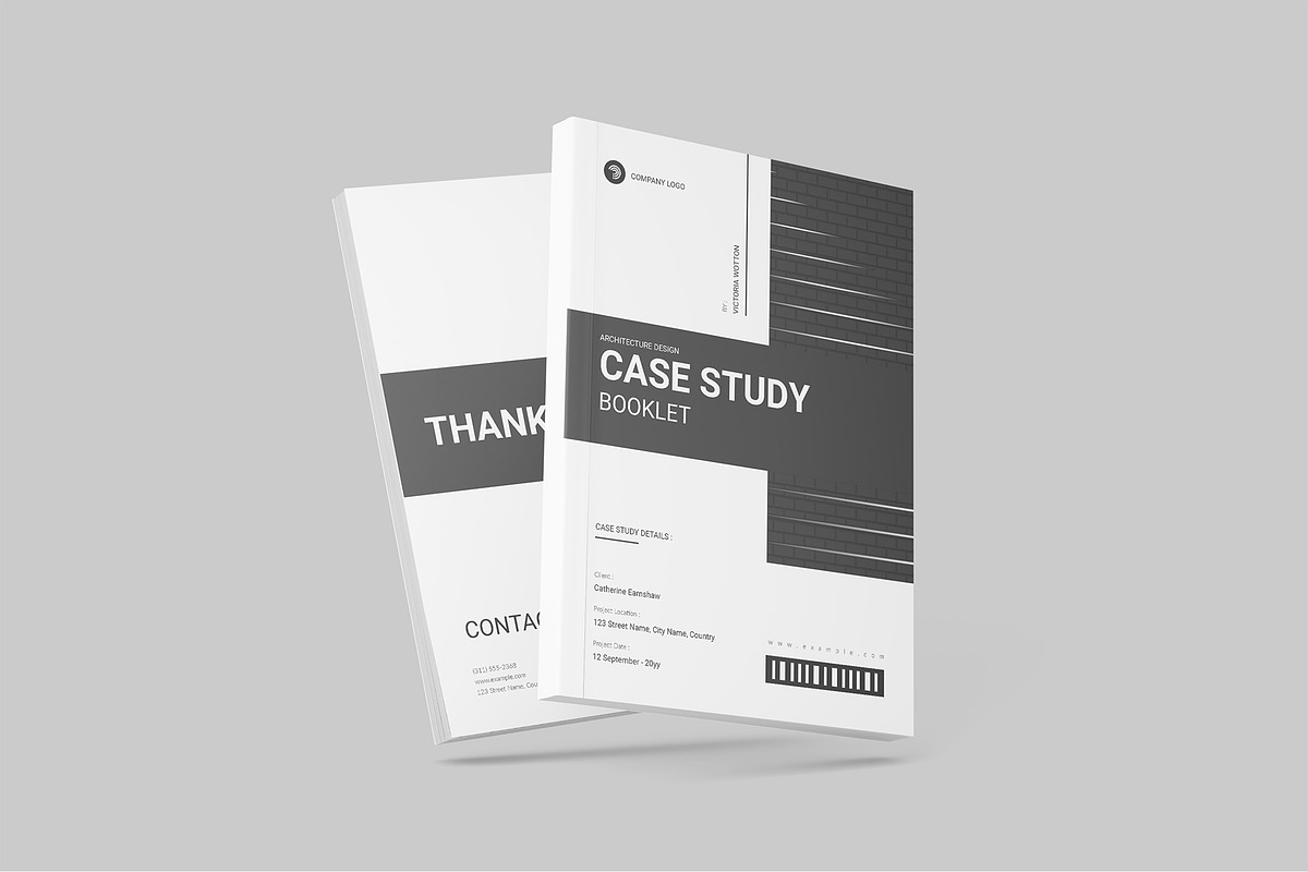 Case Study Booklet Template, a Design Template by RusenoelType (Photo 9 of 9)