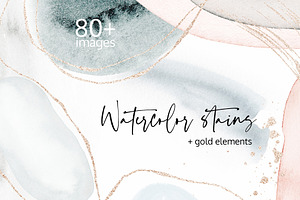 Abstract Watercolour Set Spots