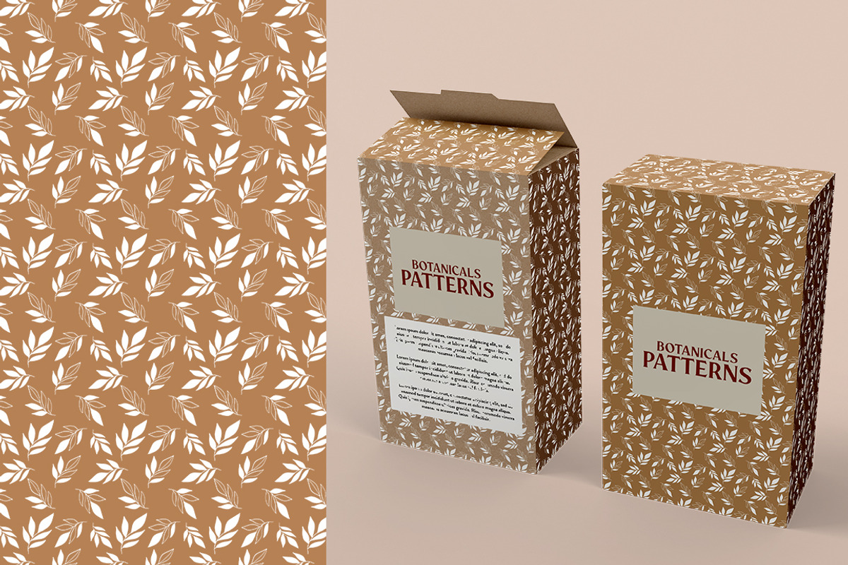 Botanical Seamless Patterns V2, a Pattern Graphic by PixelHive Pro (Photo 7 of 17)