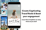 Travel Instagram Reels Templates, a Design Template by GraphiCarola (Thumbnail 4 of 8)