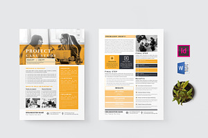 Case Study Template, a Flyer Template by design_hut