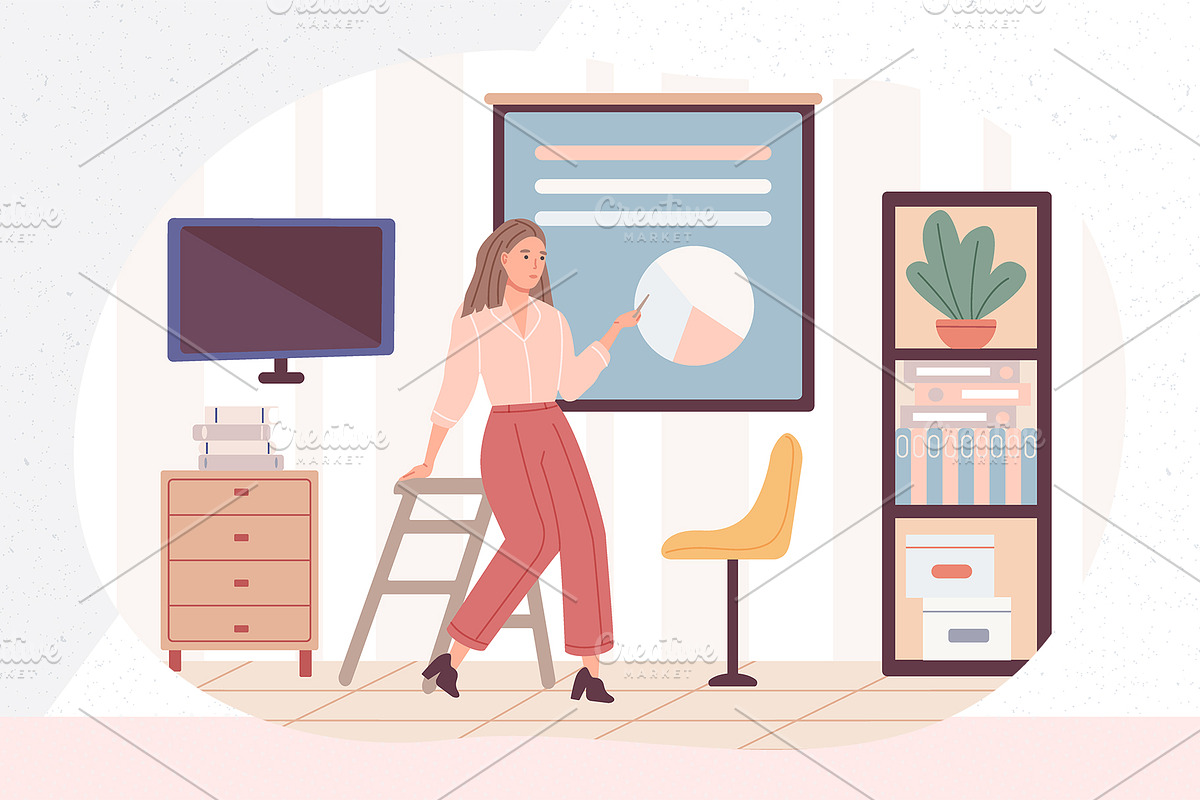 Teacher & Classroom Vector Set, an Education Illustration by IRSYART (Photo 3 of 10)