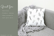 Fresh Herbs Line Drawings & Patterns, an Illustration by kittyShark Creative (Thumbnail 9 of 9)