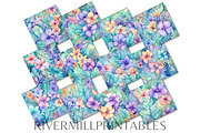 Tropical Flowers Background Images, a Background Graphic by Rivermill Printables (Thumbnail 2 of 2)