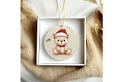 Ceramic Ornament Mockup, a Merchandise Mockup by EmpaviMockups (Thumbnail 3 of 6)
