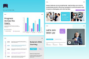 Modern ESG Corporate Report, a Presentation Template by Claymoon Lab (Thumbnail 7 of 7)