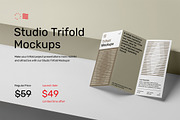 Flayer Trifold and Brochure Mockups, a Mockup by Mr.Mockup™ (Thumbnail 2 of 18)