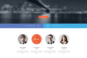 Website Landing Page PSD, a Templates & Theme by vog (Thumbnail 4 of 5)
