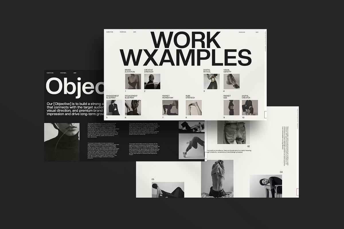 RUBE | Brand Proposal, a Presentation Template by CreativexGenius (Photo 3 of 10)