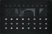 Night Division – Future Font, a Font by Clint English (Thumbnail 7 of 8)