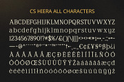 CS Hiera – Classic Font, a Serif Font by Craft Supply Co. (Thumbnail 7 of 8)