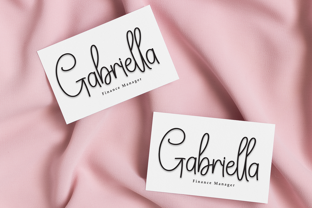 Yellow | Script Font, a Handwritten Font by Scratchones (Photo 5 of 8)