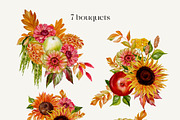 Harvest Festival Autumn Watercolor, a Seasonal Illustration by Catch the Dream Art (Thumbnail 7 of 12)